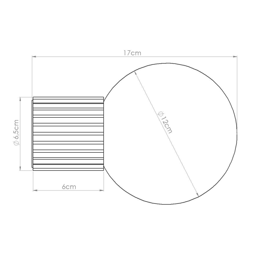 Επιτοίχιο φωτιστικό μπάνιου HALO 1xG9/8W/230V διάμετρος 12 cm IP44 πορτοκαλί
