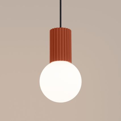 Κρεμαστό φωτιστικό οροφής HALO 1xG9/8W/230V διάμετρος 12 cm πορτοκαλί