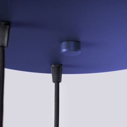 Κρεμαστό φωτιστικό οροφής HALO 3xG9/8W/230V διάμετρος 25 cm μπλε
