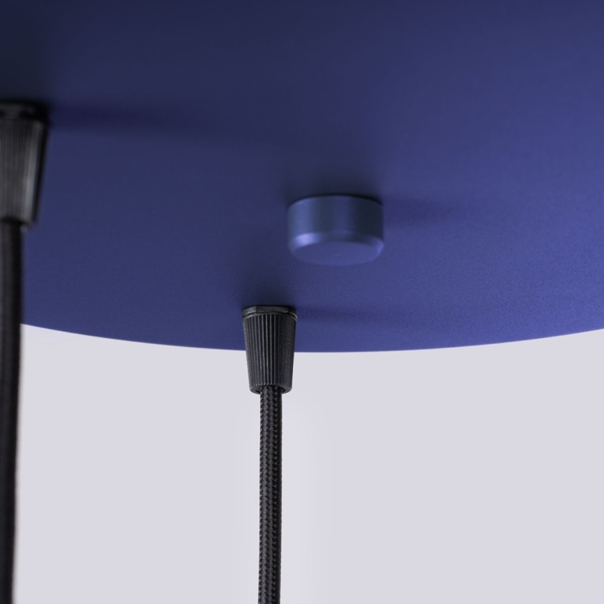 Κρεμαστό φωτιστικό οροφής HALO 3xG9/8W/230V διάμετρος 25 cm μπλε