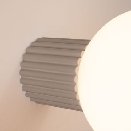Επιτοίχιο φωτιστικό μπάνιου HALO 1xG9/8W/230V διάμετρος 12 cm IP44 μπεζ