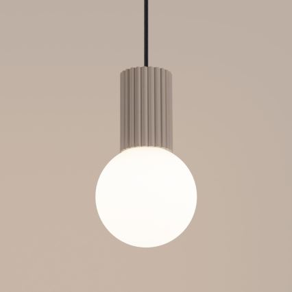 Κρεμαστό φωτιστικό οροφής HALO 1xG9/8W/230V διάμετρος 12 cm μπεζ