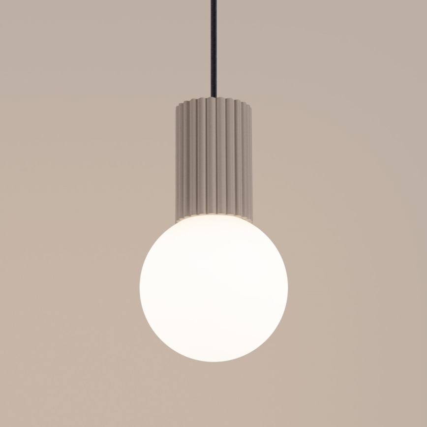 Κρεμαστό φωτιστικό οροφής HALO 1xG9/8W/230V διάμετρος 12 cm μπεζ