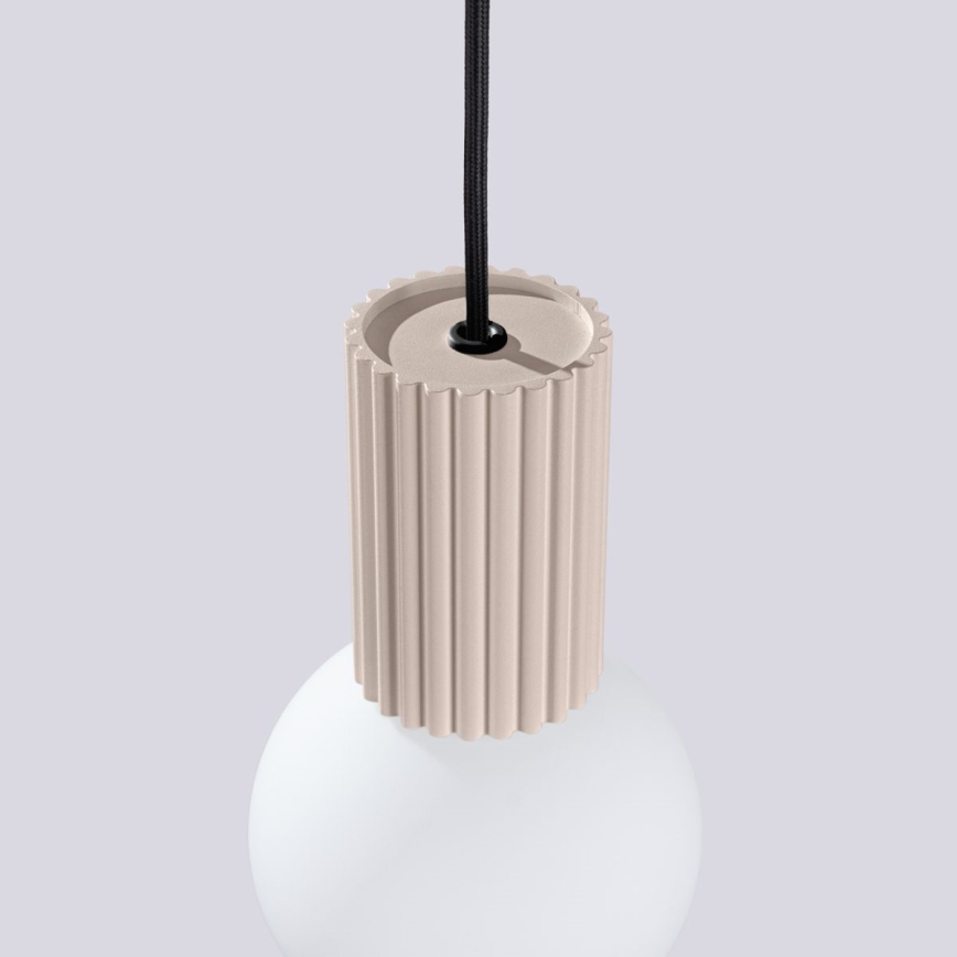 Κρεμαστό φωτιστικό οροφής HALO 1xG9/8W/230V διάμετρος 12 cm μπεζ