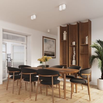 Σποτ φωτιστικό AURA 1xGU10/10W/230V 10 cm λευκό