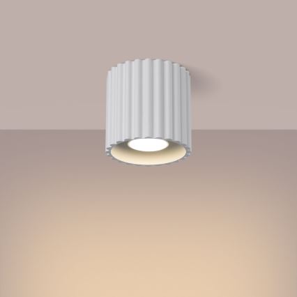 Σποτ AURA 1xGU10/10W/230V, διάμ. 10 cm, λευκό