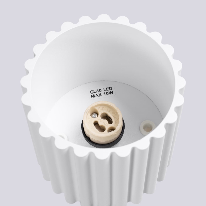 Σποτ AURA 1xGU10/10W/230V, διάμ. 10 cm, λευκό