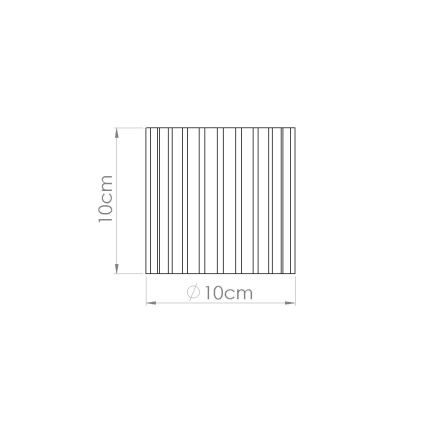Σποτ AURA 1xGU10/10W/230V, διάμ. 10 cm, λευκό