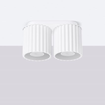 Φωτιστικό σποτ AURA 2xGU10/10W/230V λευκό