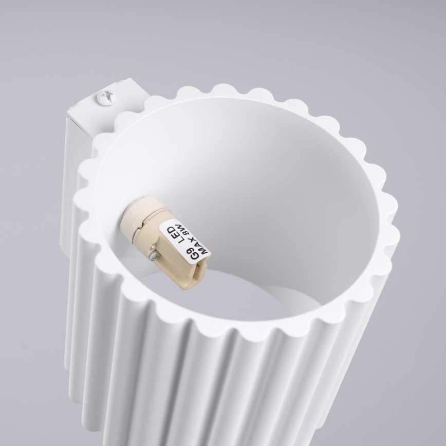 Επιτοίχιο φωτιστικό AURA 1xG9/10W/230V λευκό