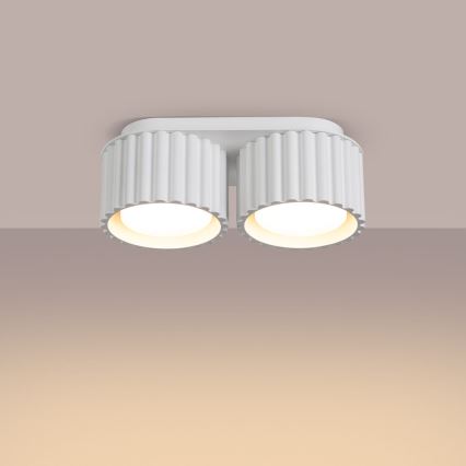 Φωτιστικό σποτ AURA 2xGX53/10W/230V λευκό