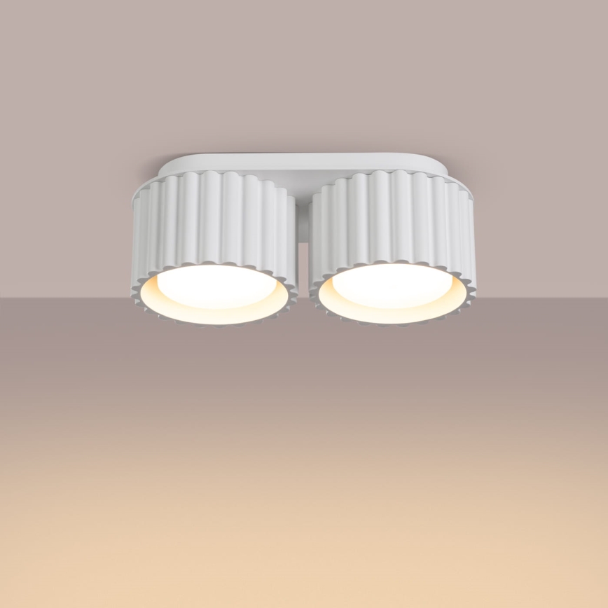 Φωτιστικό σποτ AURA 2xGX53/10W/230V λευκό