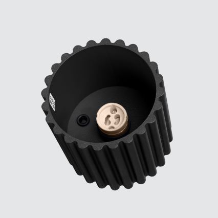 Σποτ φωτιστικό AURA 1xGU10/10W/230V Ø 10 cm μαύρο