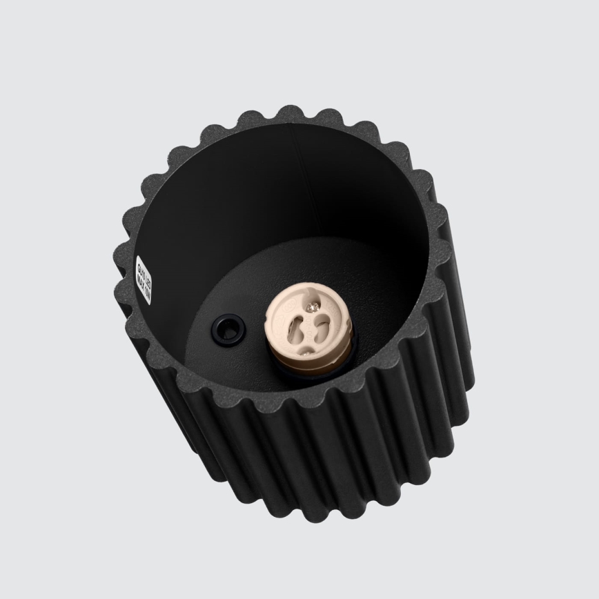 Σποτ φωτιστικό AURA 1xGU10/10W/230V Ø 10 cm μαύρο