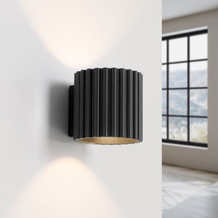 Επιτοίχιο φωτιστικό AURA 1xG9/10W/230V μαύρο