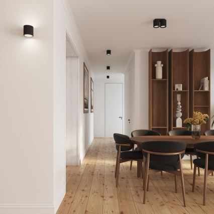 Επιτοίχιο φωτιστικό AURA 1xG9/10W/230V μαύρο