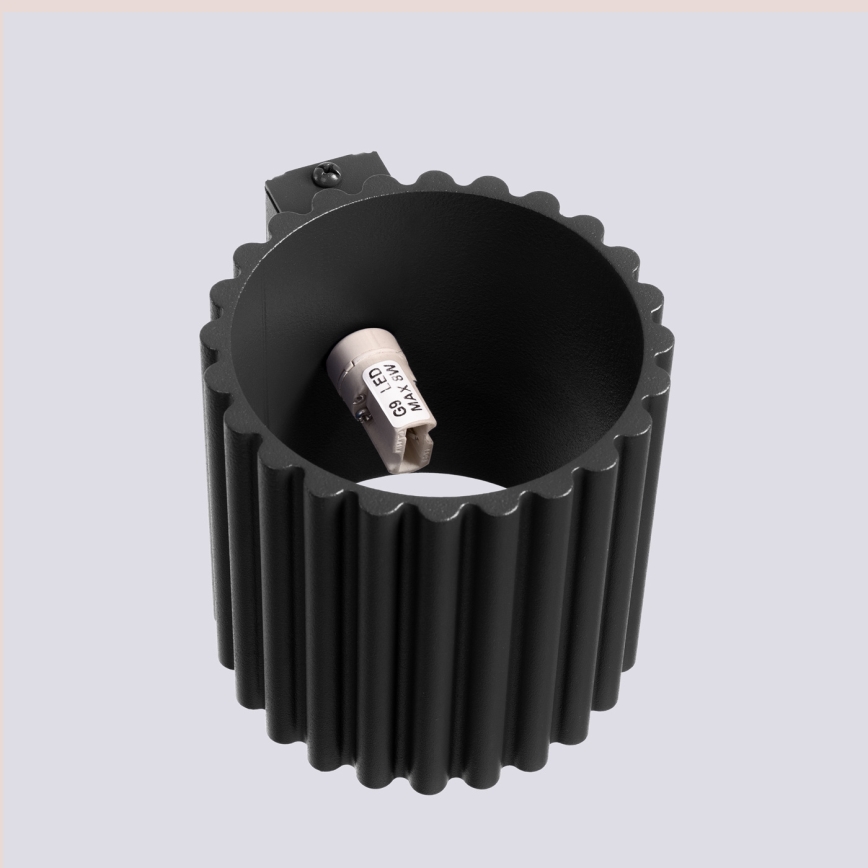Επιτοίχιο φωτιστικό AURA 1xG9/10W/230V μαύρο