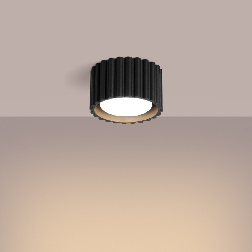 Φωτιστικό σποτ AURA 1xGX53/10W/230V διάμ. 10 εκ. μαύρο