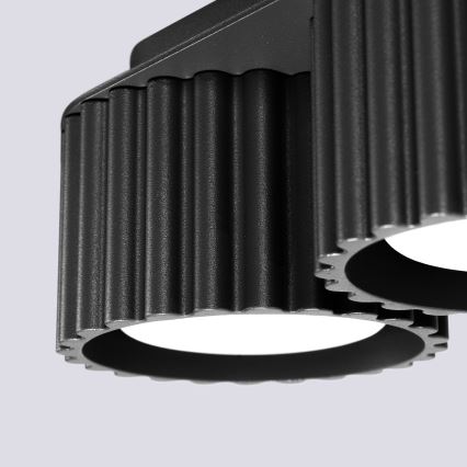 Φωτιστικό σποτ AURA 2xGX53/10W/230V μαύρο