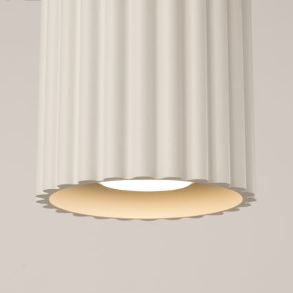 Σποτ φωτιστικό AURA 1xGU10/10W/230V διάμ. 10 cm εκρού