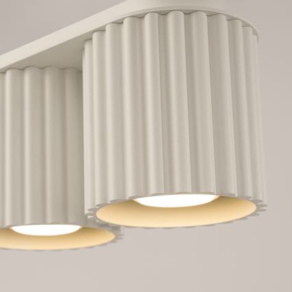 Φωτιστικό σποτ AURA 2xGU10/10W/230V σε κρεμ απόχρωση