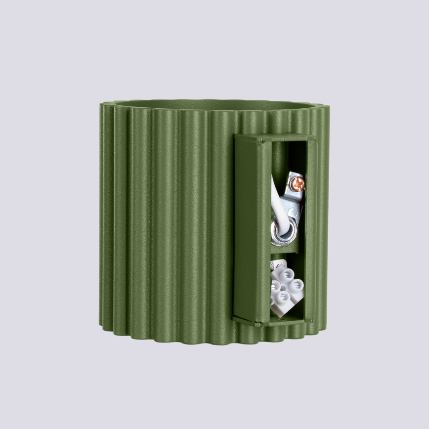 Επιτοίχιο φωτιστικό AURA 1xG9/10W/230V πράσινο