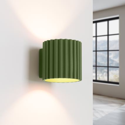 Επιτοίχιο φωτιστικό AURA 1xG9/10W/230V πράσινο