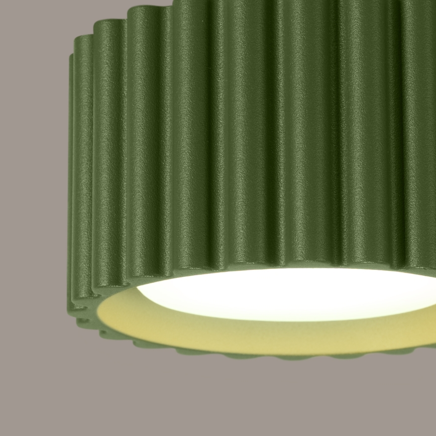 Σποτ φωτιστικό AURA 1xGX53/10W/230V Ø 10 cm πράσινο