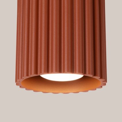 Σποτ φωτιστικό AURA 1xGU10/10W/230V διάμ. 10 εκ. πορτοκαλί