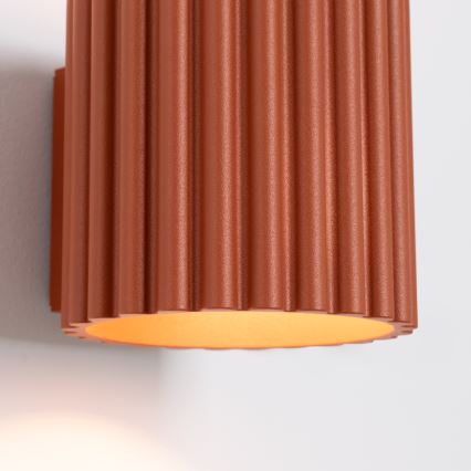 Επιτοίχιο φωτιστικό AURA 1xG9/10W/230V πορτοκαλί
