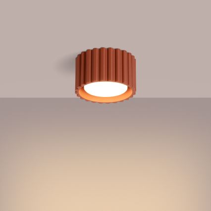 Φωτιστικό σποτ AURA 1xGX53/10W/230V διάμ. 10 εκ. πορτοκαλί