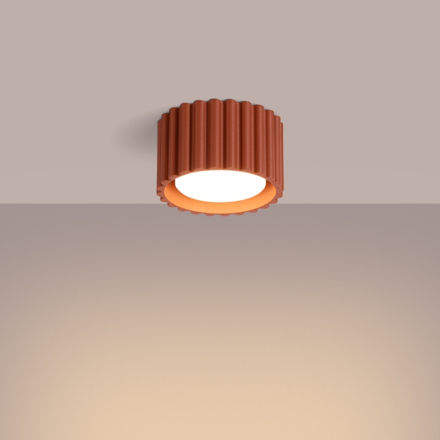 Φωτιστικό σποτ AURA 1xGX53/10W/230V διάμ. 10 εκ. πορτοκαλί