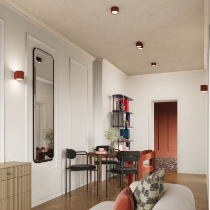 Φωτιστικό σποτ AURA 1xGX53/10W/230V διάμ. 10 εκ. πορτοκαλί