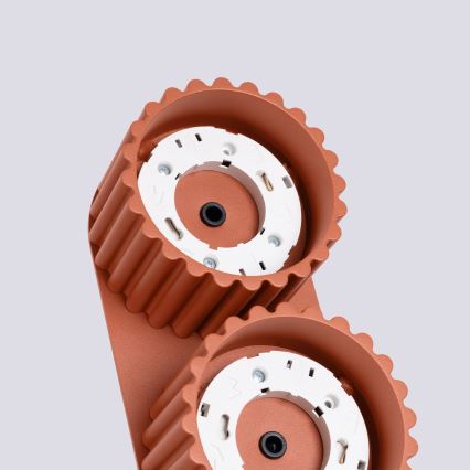 Φωτιστικό σποτ AURA 2xGX53/10W/230V σε πορτοκαλί