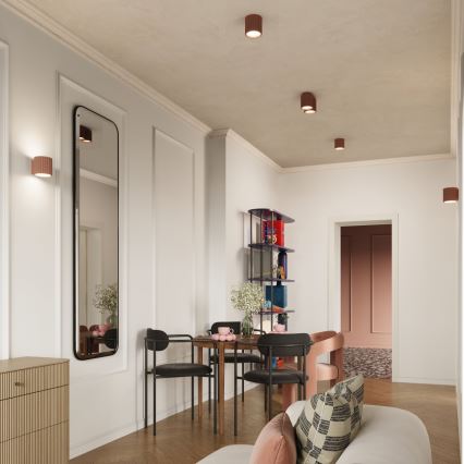 Φωτιστικό σποτ AURA 2xGU10/10W/230V καφέ