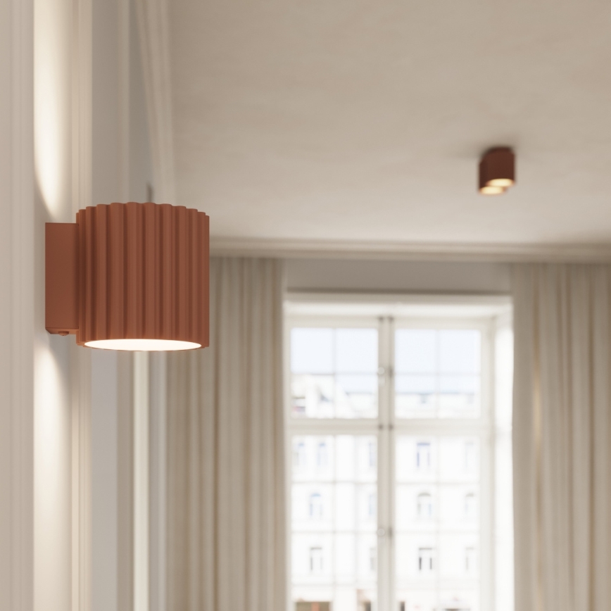 Φωτιστικό σποτ AURA 2xGU10/10W/230V καφέ