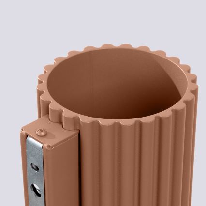 Επιτοίχιο φωτιστικό AURA 1xG9/10W/230V καφέ