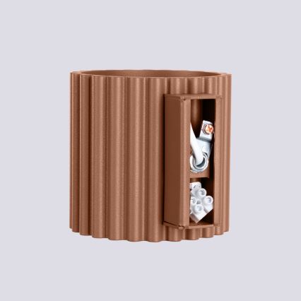 Επιτοίχιο φωτιστικό AURA 1xG9/10W/230V καφέ