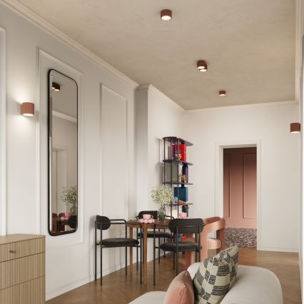 Σποτ φωτιστικό AURA 1xGX53/10W/230V 6 cm καφέ