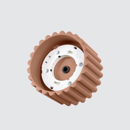 Σποτ φωτιστικό AURA 1xGX53/10W/230V Ø 10 cm καφέ