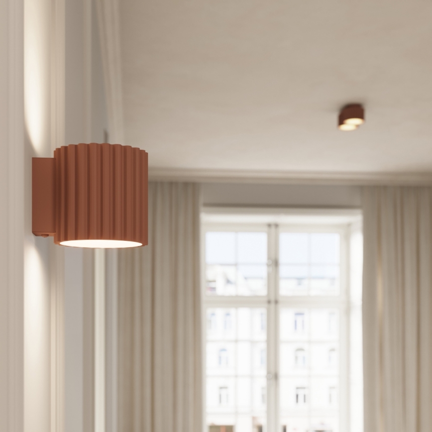 Σποτ φωτιστικό AURA 2xGX53/10W/230V καφέ
