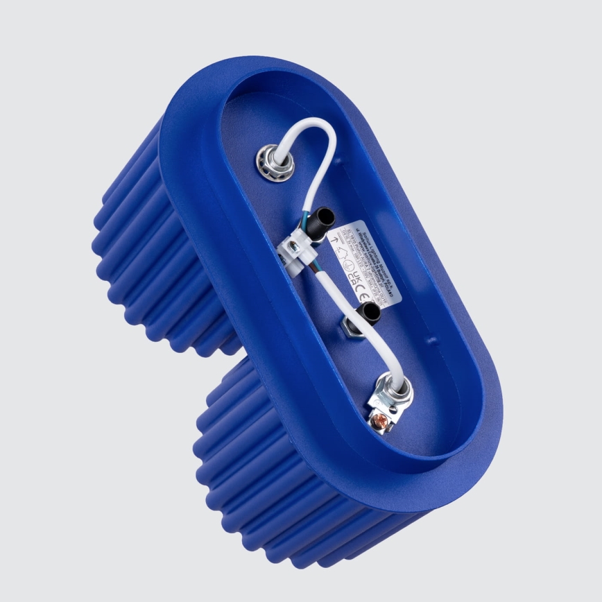 Σποτ φωτιστικό AURA 2xGU10/10W/230V μπλε