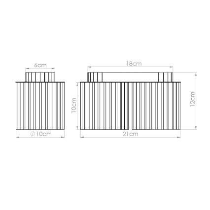 Σποτ φωτιστικό AURA 2xGU10/10W/230V μπλε