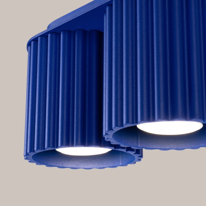 Σποτ φωτιστικό AURA 2xGU10/10W/230V μπλε