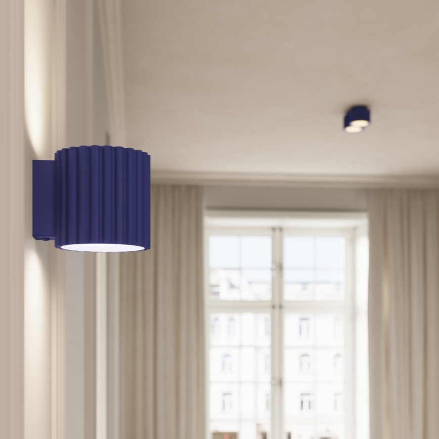 Φωτιστικό σποτ AURA 2xGX53/10W/230V μπλε