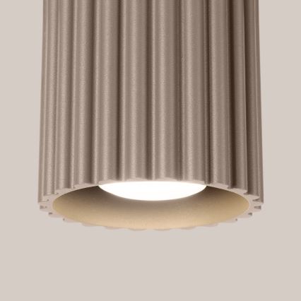 Σποτ φωτιστικό AURA 1xGU10/10W/230V διάμ. 10 cm ταουπ