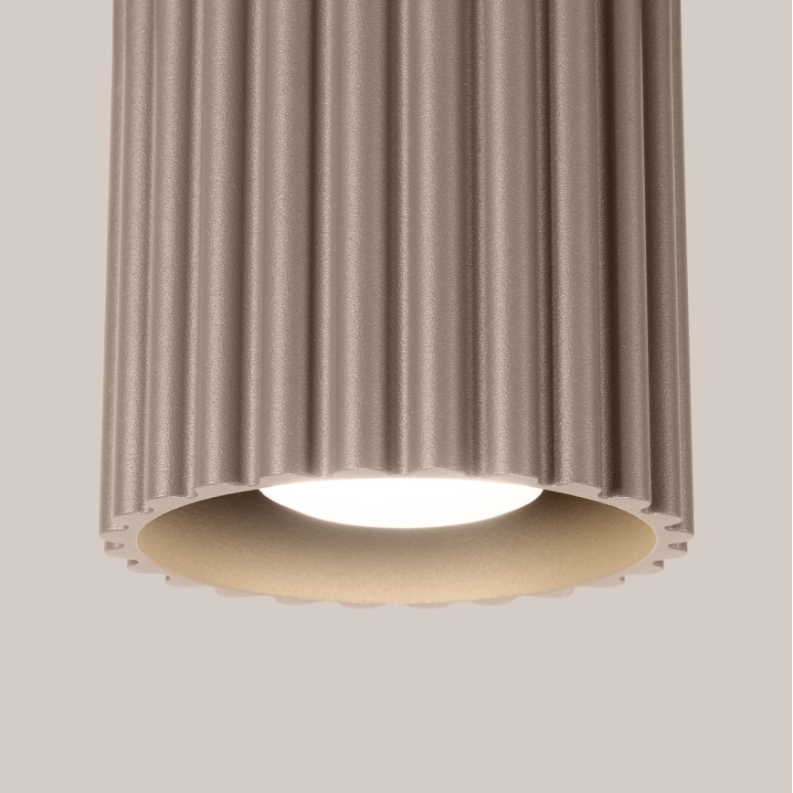 Σποτ φωτιστικό AURA 1xGU10/10W/230V διάμ. 10 cm ταουπ