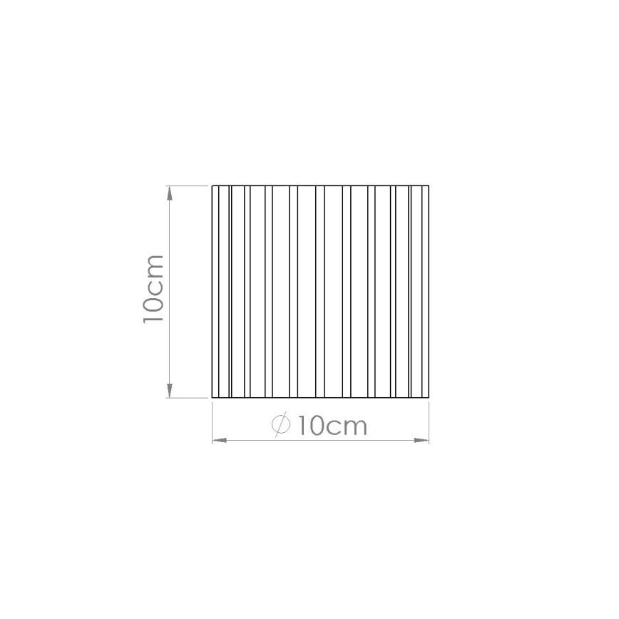 Σποτ φωτιστικό AURA 1xGU10/10W/230V διάμ. 10 cm ταουπ