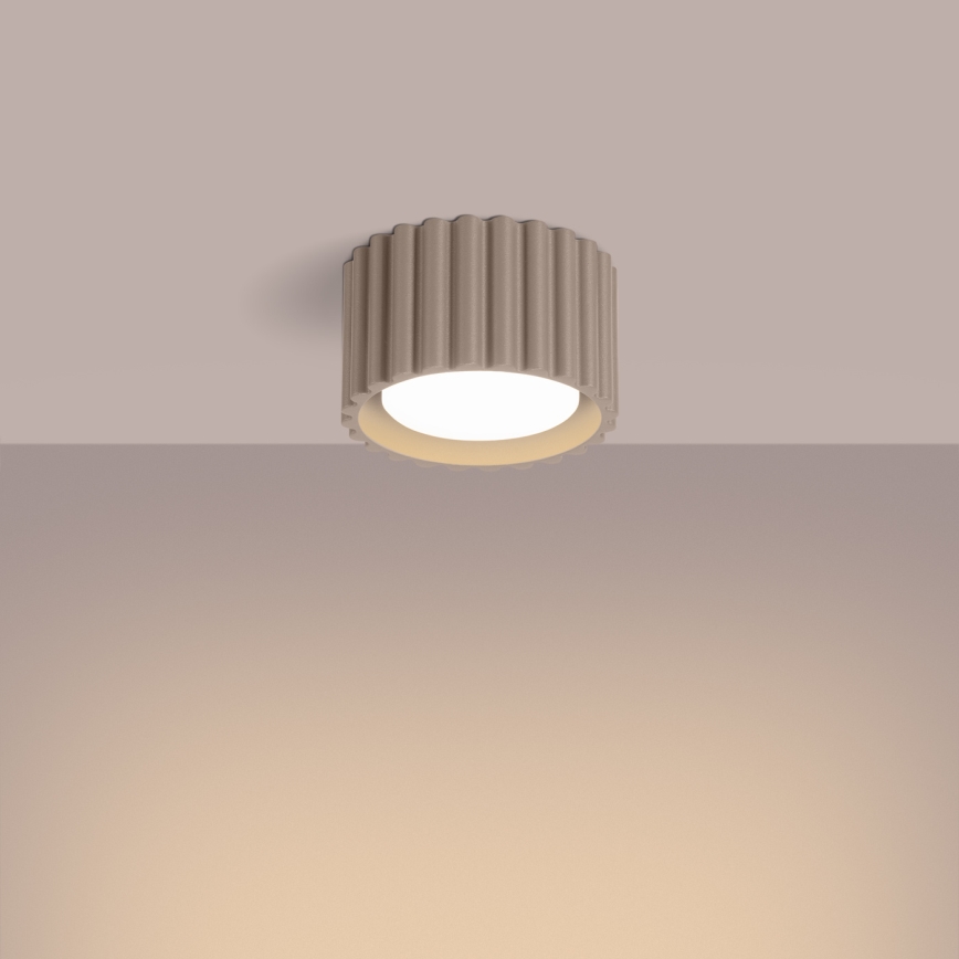Σποτ φωτιστικό AURA 1xGX53/10W/230V, Ø 10 cm, σε απόχρωση taupe