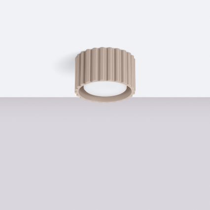 Σποτ φωτιστικό AURA 1xGX53/10W/230V, Ø 10 cm, σε απόχρωση taupe